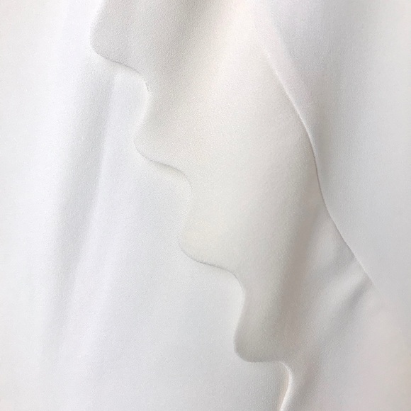 NWT Chloé Scalloped Crêpe Minidress FR36 - Picture 5 of 10